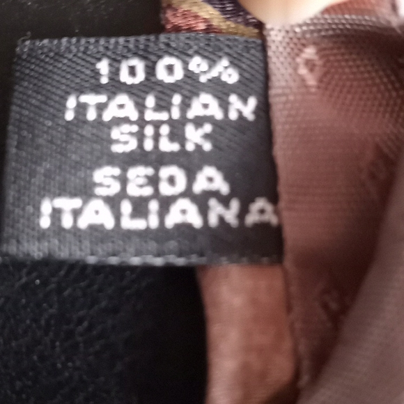 Tie 100% Italian Silk Multicolored - Picture 2 of 8